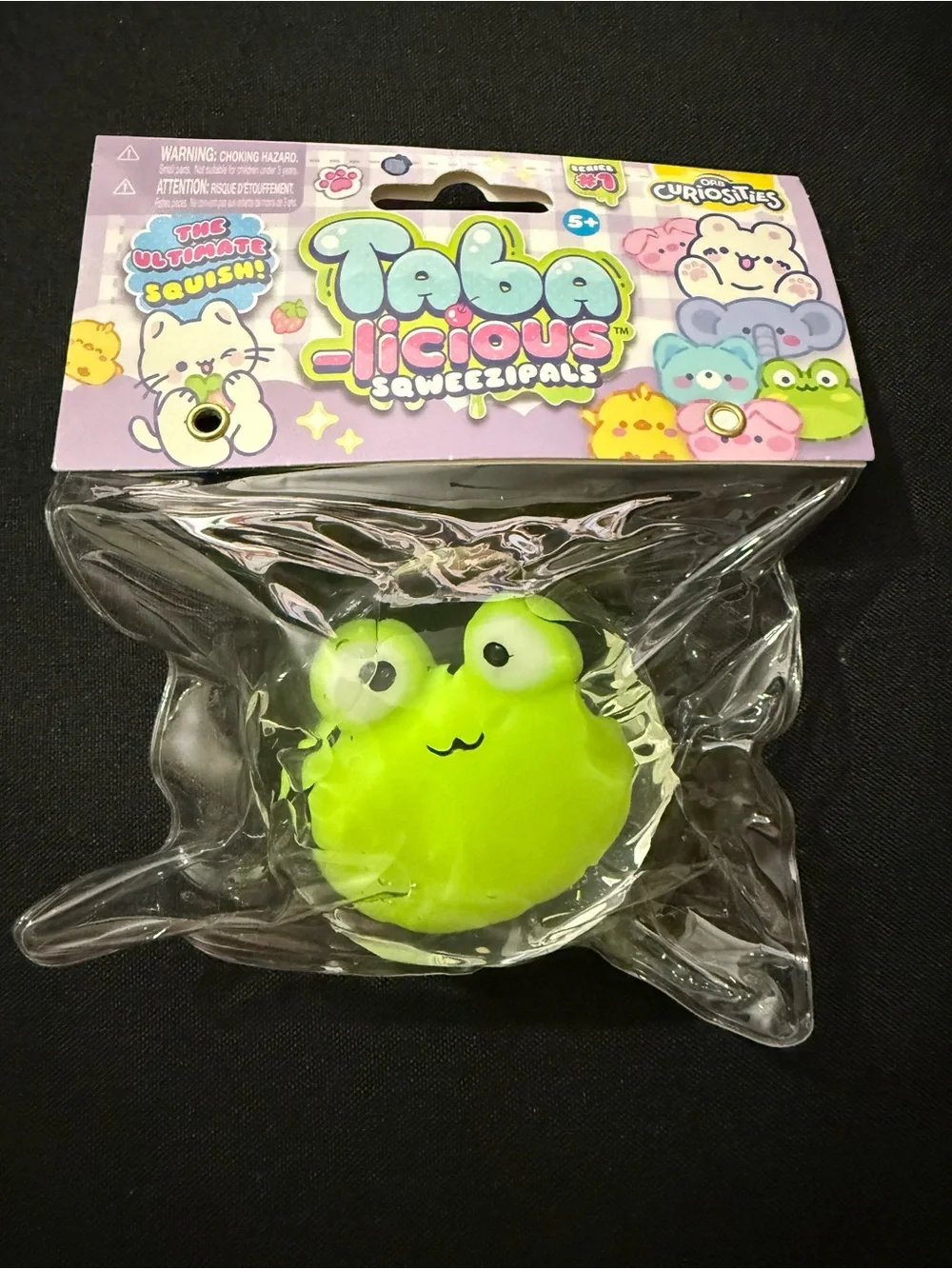 Taba-licious Green Frog Squeezipal Sensory Toy